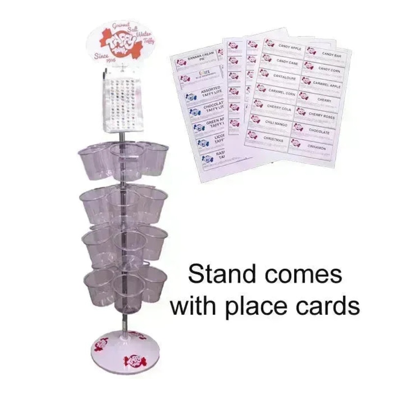 Taffy Town 20 Bin Bulk Carousel Display Fixture