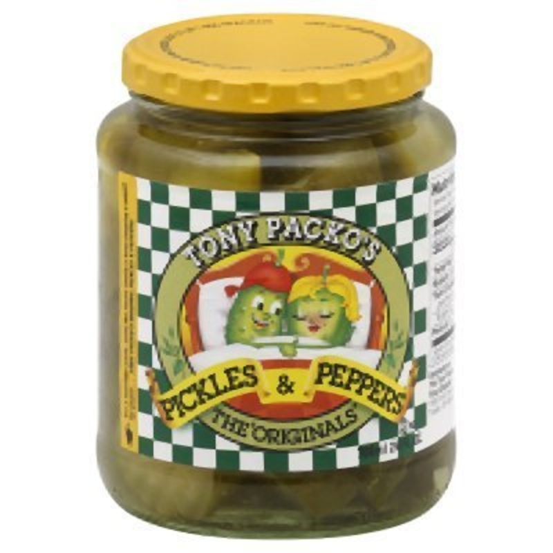 Tony Packo Original Pickles And Peppers, 24 Ounce Jar