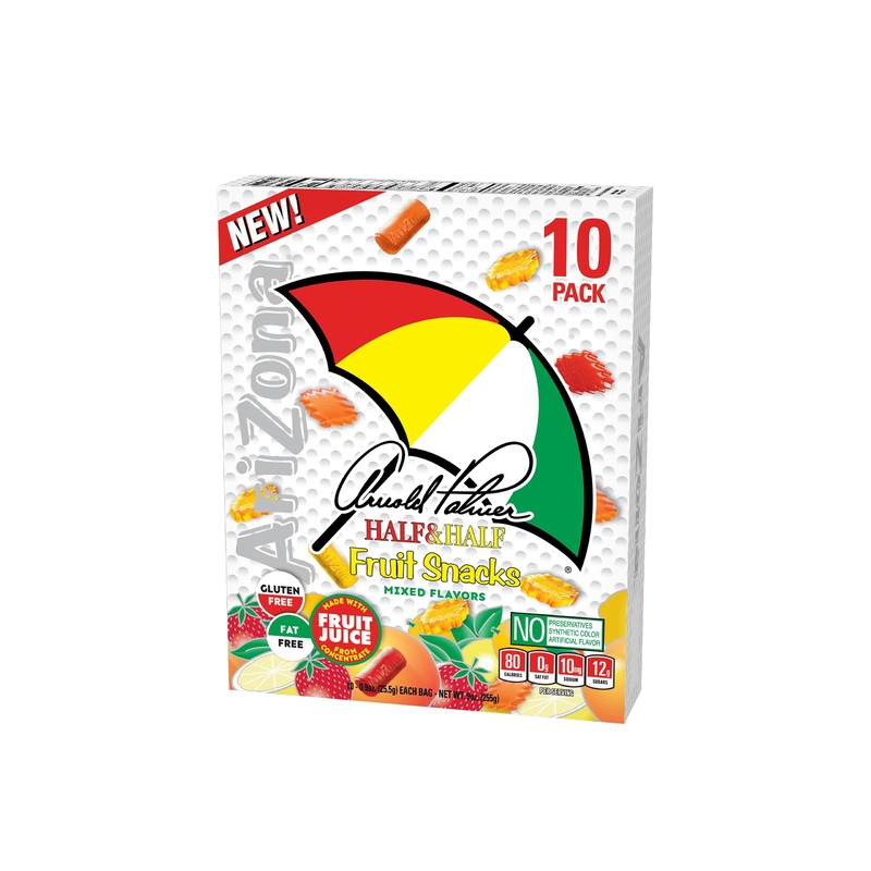 AriZona Iced Tea Fruit Snacks, Arnold Palmer, 0.9 oz (10 count), Green Tea Flavor – Delicious & Refreshing Treats