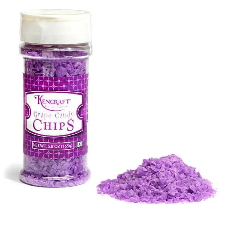 Crushed Candy Chips – Purple Grape: 5.8-Ounce Shaker