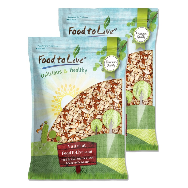Food To Live California Natural Sliced Almonds, 12 Pounds – Raw Unblanched Almond Nuts, Kosher, Vegan, Keto, Bulk. High In Prote