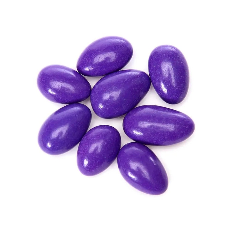 Jordan Almonds – Vibrant Purple: 5LB Bag
