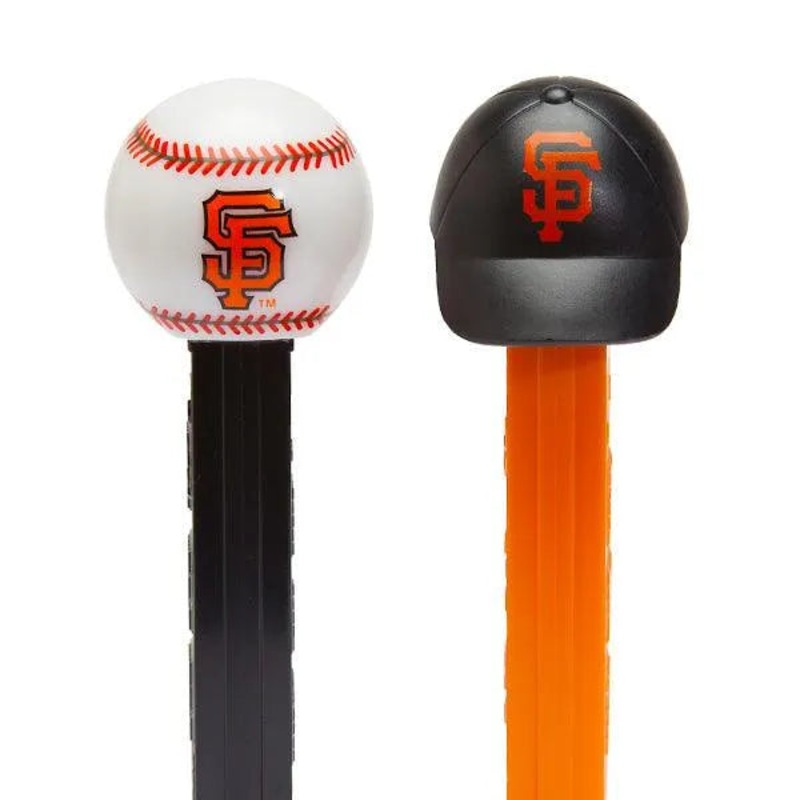 MLB Team Baseball PEZ Candy Packs – San Francisco Giants: 12-Piece Box