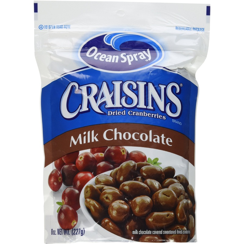 Ocean Spray Craisins Milk Chocolate Dried Cranberries (Pack Of 4)