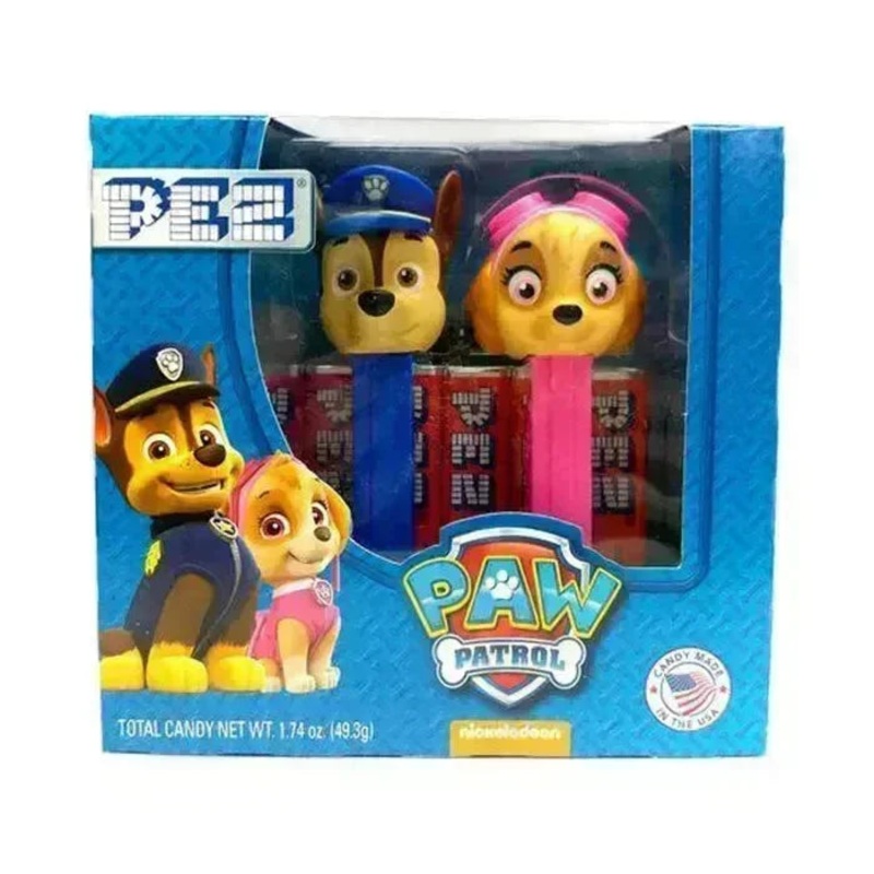 Paw Patrol PEZ Gift Set Twin Pack Candy Dispensers: 12-Piece Case