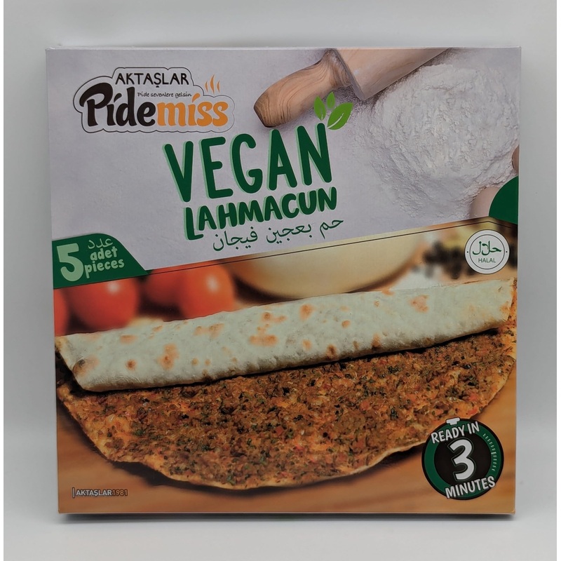 Pidemiss Vegan Lahmacun Lahmajun 5Pcs 500G