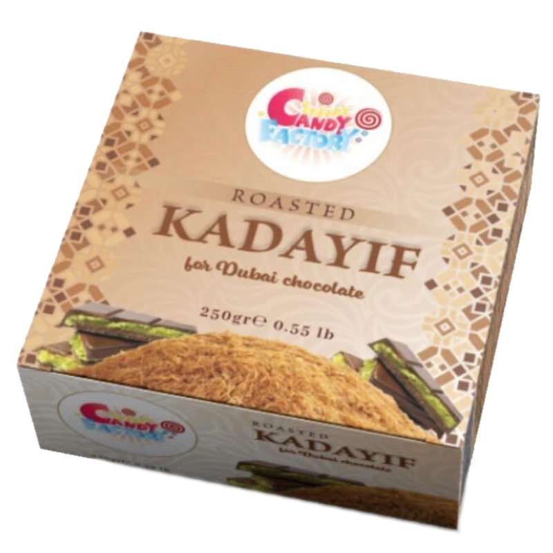 Sarah’S Candy Factory Premium 250 Gr Roasted & Shredded Kadayif (Kataifi) Fillo Dough, Crunchy Kadayif Pastry Dough, Baked Ready