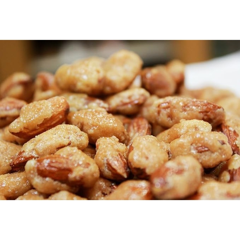 Smarty Stop Toffee Coated Almonds Sweet Crunchy Caramelized Nuts Snack (1 Pound (Pack Of 1))