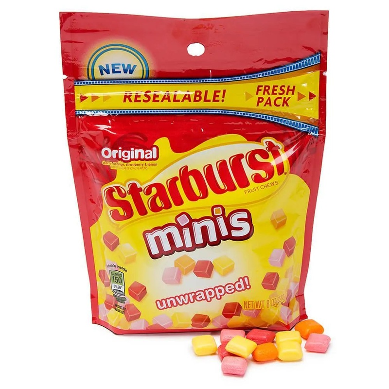 Starburst Minis Fruit Chews Candy – Original: 8-Ounce Bag