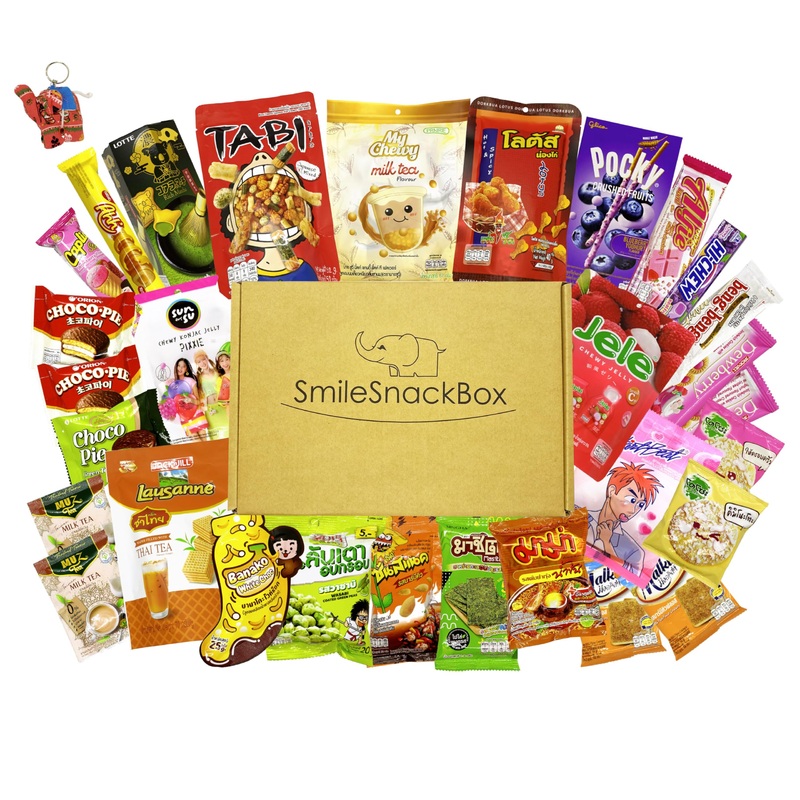 Thai Asian Yummy Snacks Variety Pack For Adults Kids Teens – Snacks Box Care Package (30 Count)