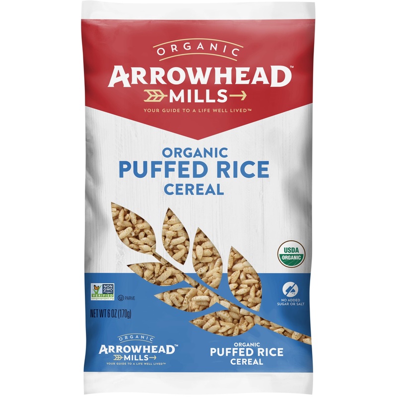 Arrowhead Mills Puffed Rice Cereal, 6 Oz Bag (Pack Of 6)