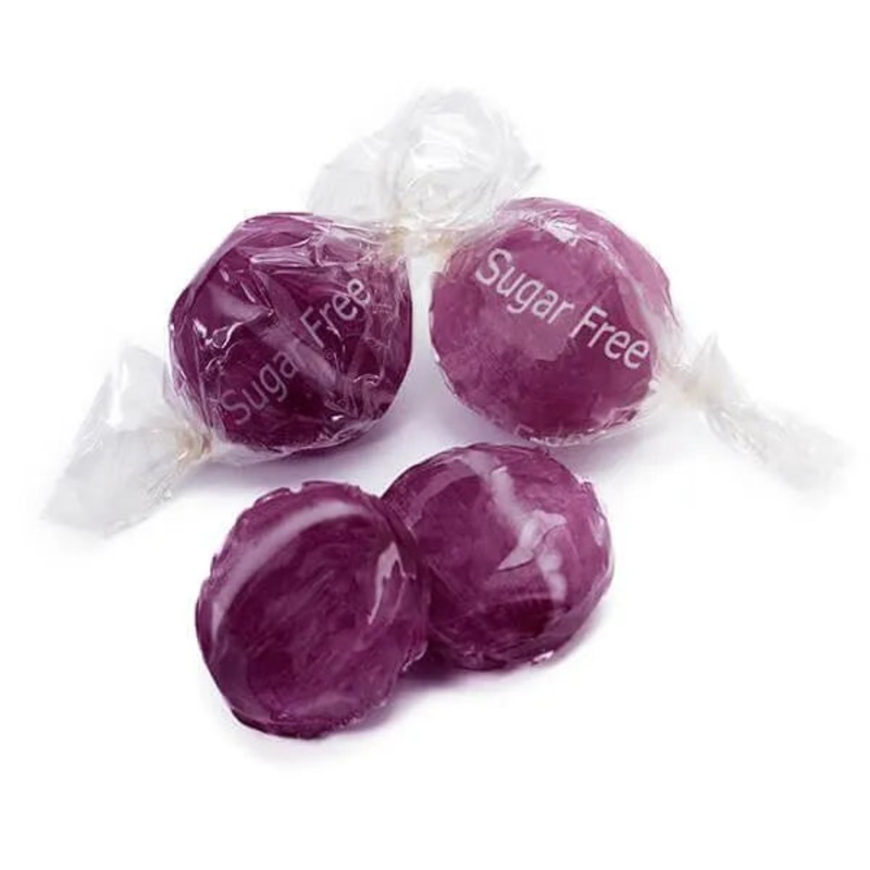 Atkinson Sugar Free Hard Candy Buttons – Grape: 5LB Bag