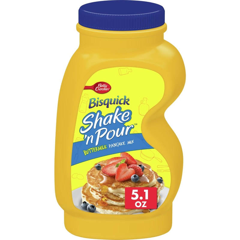 Betty Crocker Pancake And Baking Mix Shake And Pour, 5.1000-Ounce Containers (Pack Of 12)