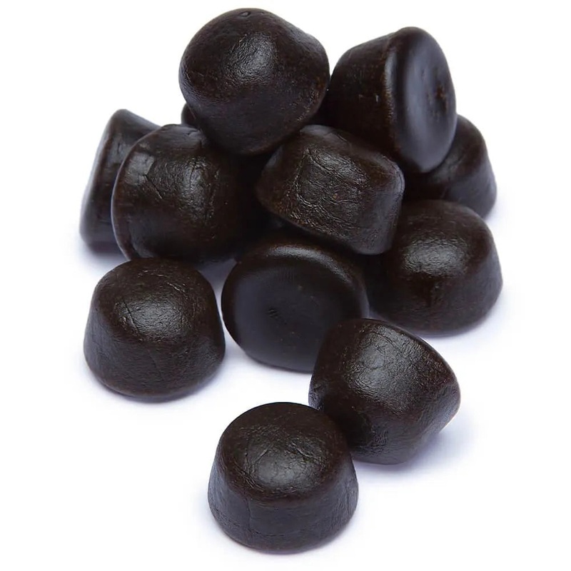 Gustaf’s Dutch Black Licorice Drops: 1KG Bag