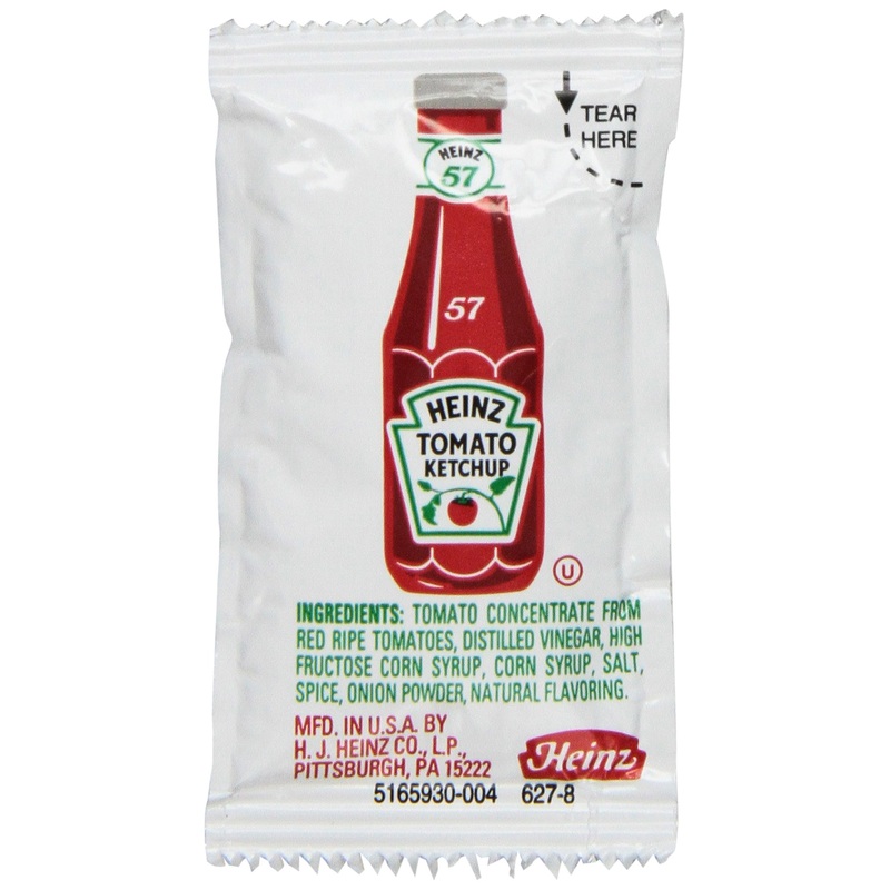 Heinz Tomato Ketchup, 750Ct – 7G Packets