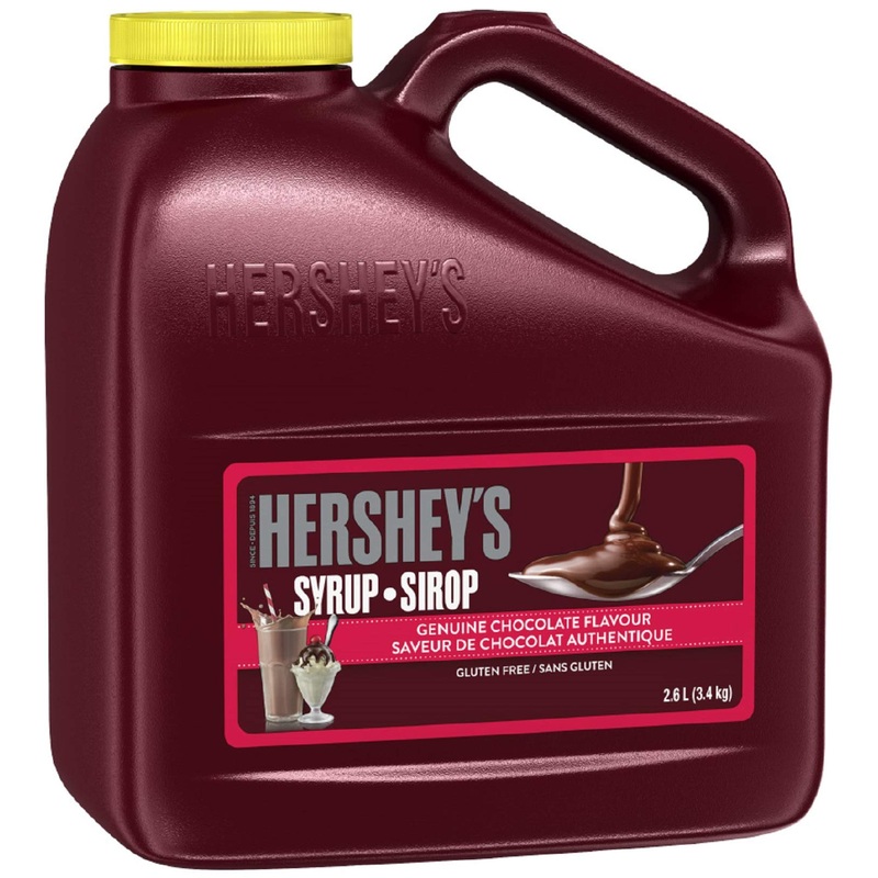 Hershey’S Classic Chocolate Flavored Syrup, Bulk Sized Large Jug, 7 Lb And 8 Oz