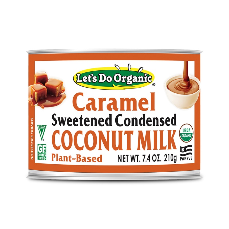 Lets Do Organic Caramel Condensed Coconut Milk – Vegan Condensed Milk Canned, Coconut Condensed Milk Canned Sweetened – 7.4 Ounc