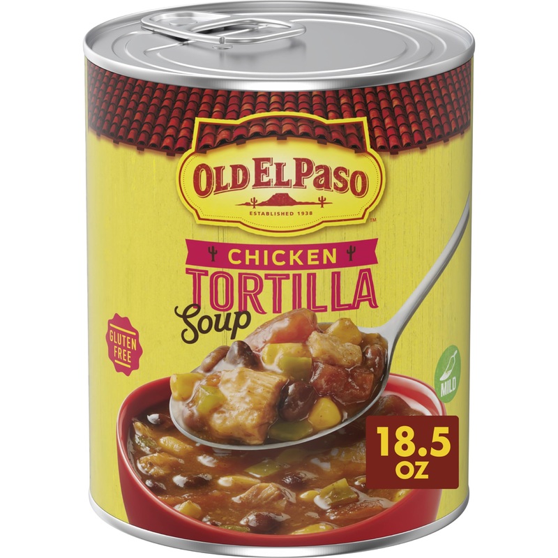 Old El Paso Chicken Tortilla Soup, Ready To Serve Canned Soup, 18.5 Oz