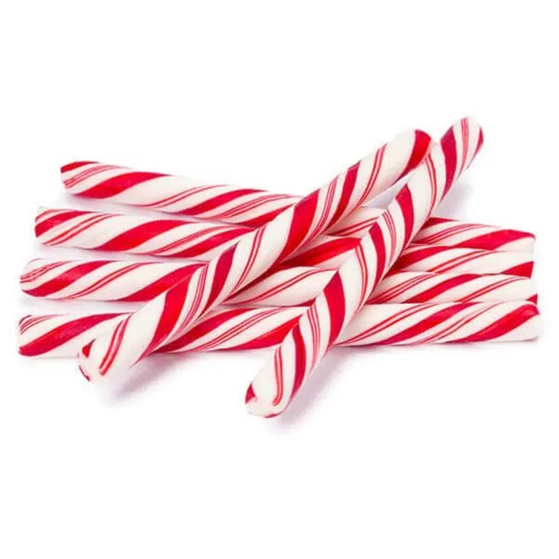 Old Fashioned Hard Candy Sticks – Peppermint: 80-Piece Box