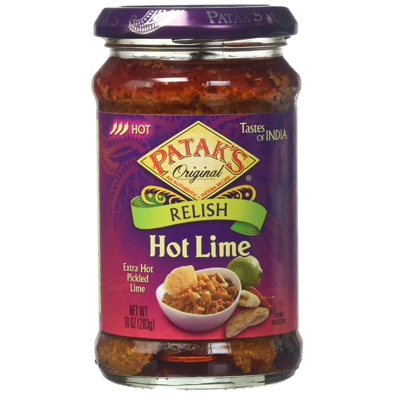 Patak’S Hot Lime Relish Spicy & Fruity Extra Hot 10Oz