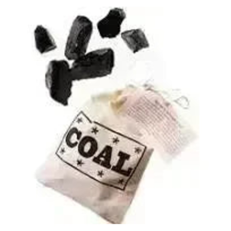 Sack of Coal Black Cinnamon Candy