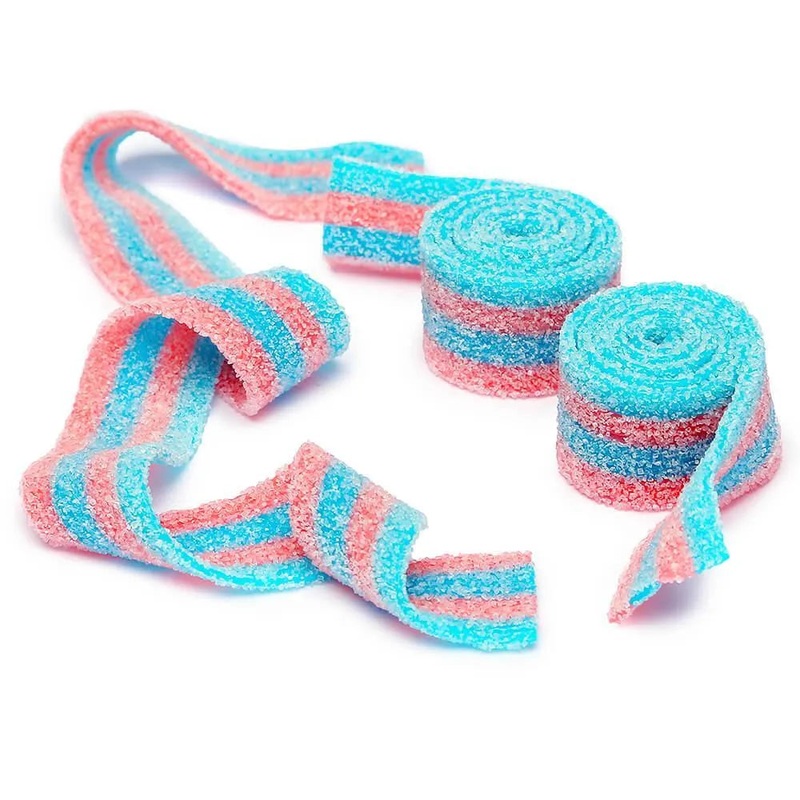 Sour Power Belts Candy – Cotton Candy: 20LB Case