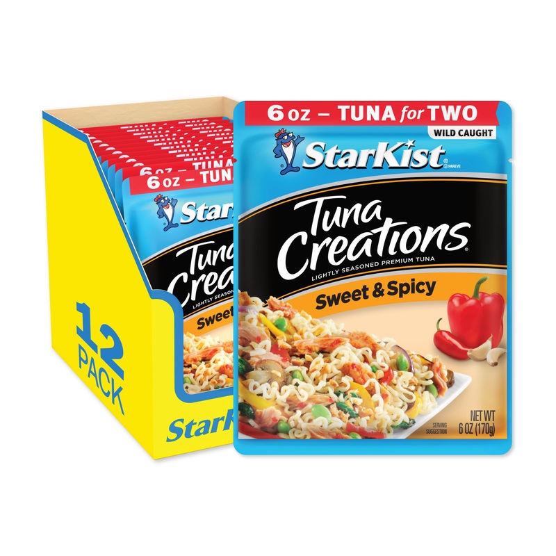 Starkist Tuna Creations, Sweet & Spicy, 6.0 Oz, Pack Of 12