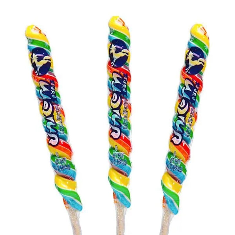 Unicorn Pops 1.5-Ounce Twist Suckers – Rainbow: 72-Piece Case