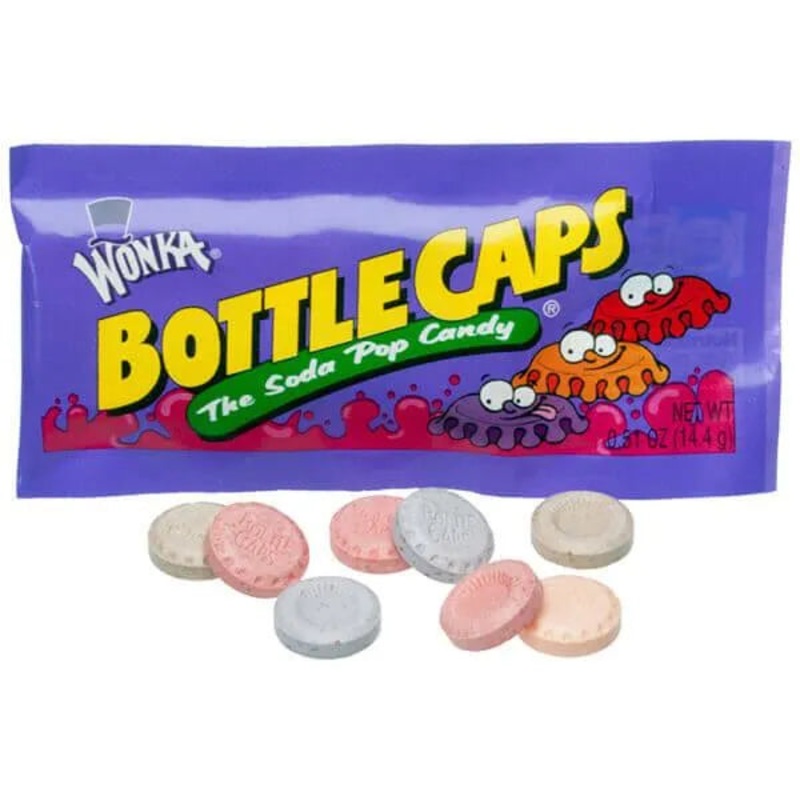 Wonka Bottle Caps Candy Packets: 48-Piece Box