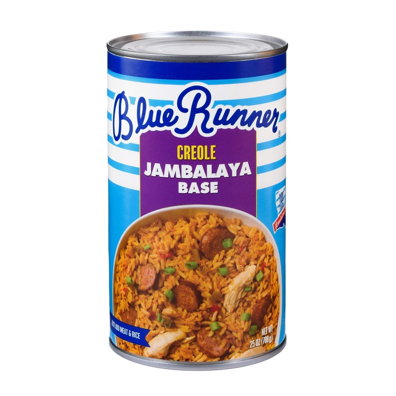 Blue Runner-Creole Jambalaya Base-25 Ounce Can (Pack 6)-A Rich, Flavorful And Authentic Creole Classic-An Instant Meal, Just Add