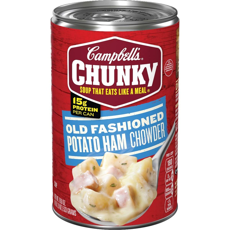 Campbell’S Chunky Old Fashioned Potato Ham Chowder, 18.8 Oz. Can