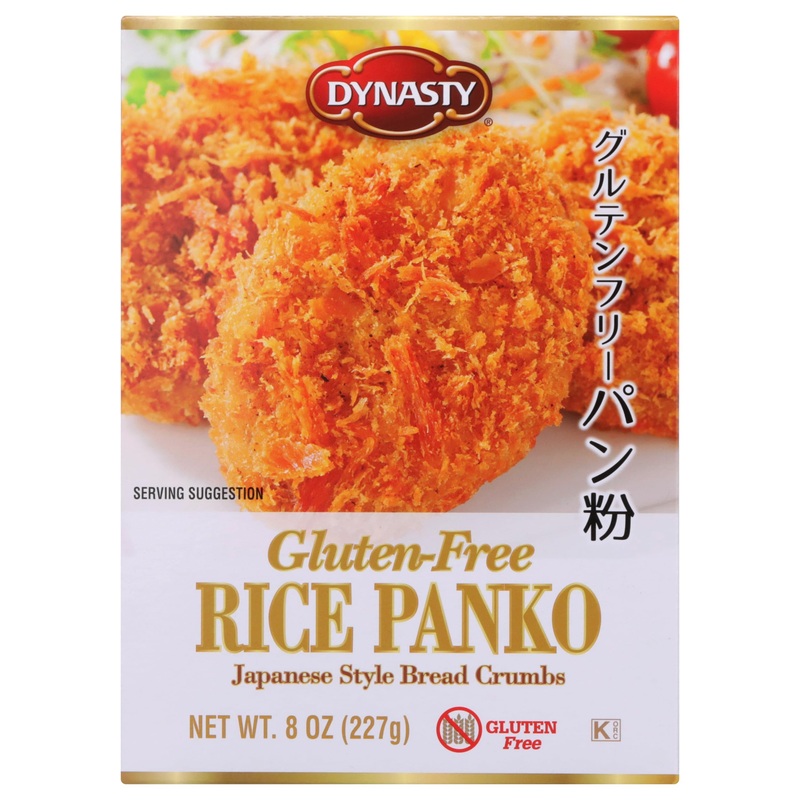 Dynasty Rice Panko Bread Crumbs, Gluten Free, 8 Ounces (Pack Of 6)