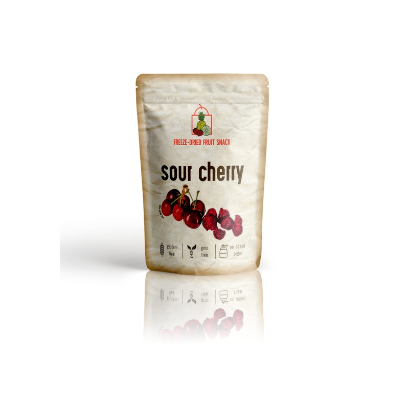 Freeze-Dried Sour Cherry – 7 Pack – 100% Real Fruit, No Sugar Added, Crunchy & Delicious, Long Shelf Life