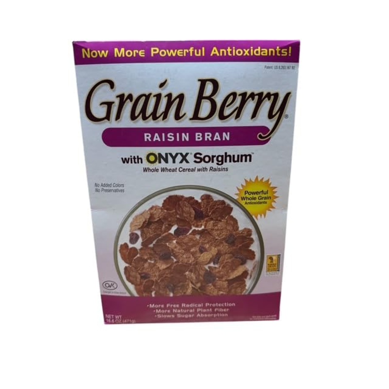 Grain Berry Raisin Bran With Onyx Sorghum – 16.6 Ounce Box