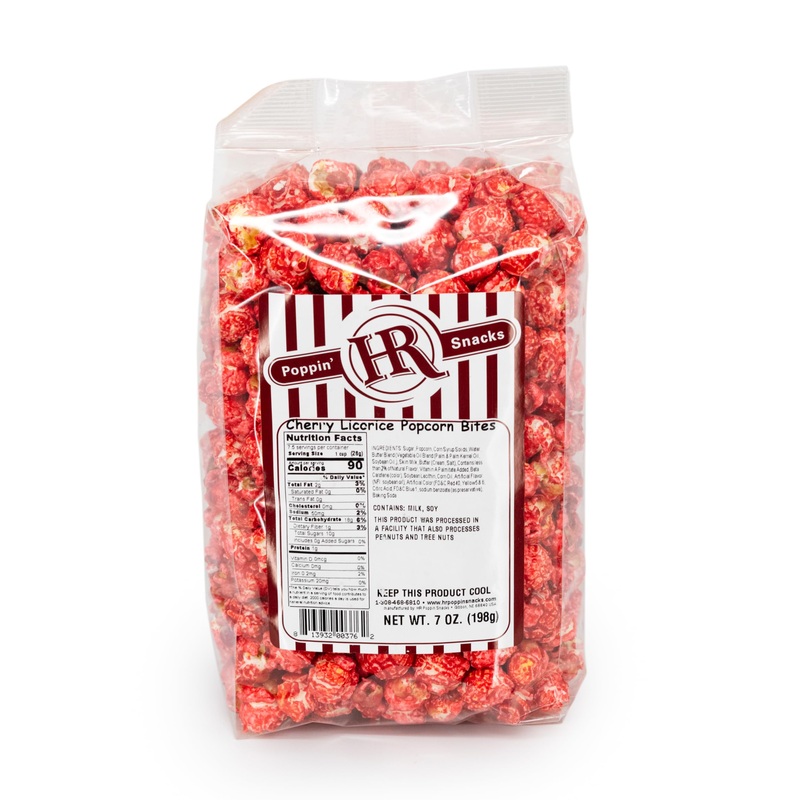 Licorice Cherry Popcorn | 7 Oz. | Hr Poppin’ Snacks