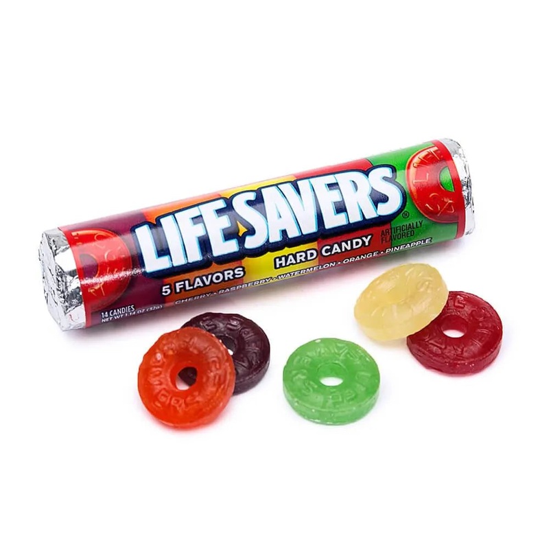 LifeSavers Hard Candy Rolls – 5 Flavors: 48-Piece Box