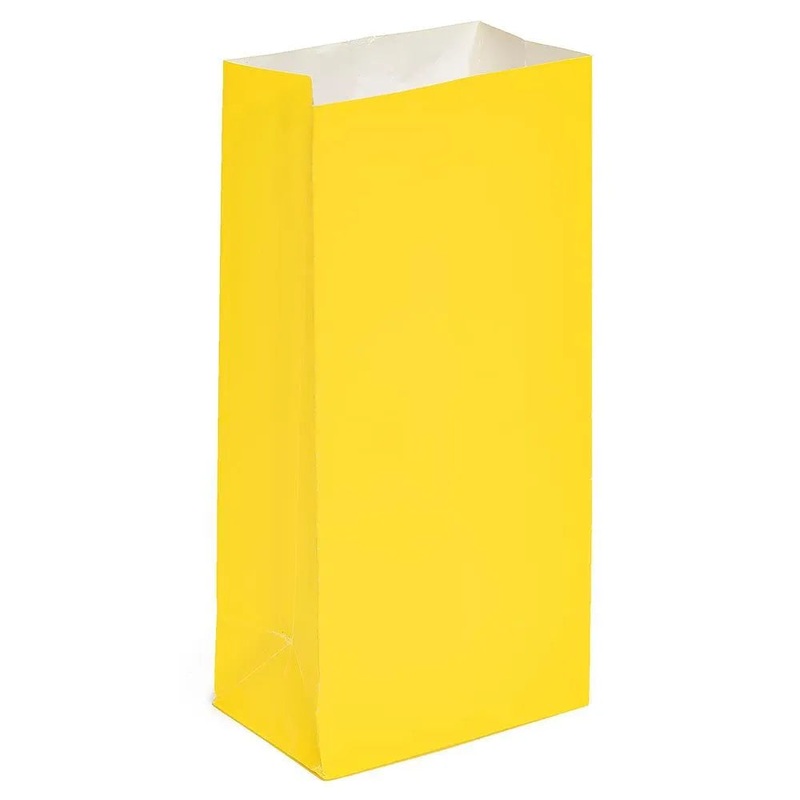 Mini Candy Treat Bags – Yellow: 24-Piece Bag
