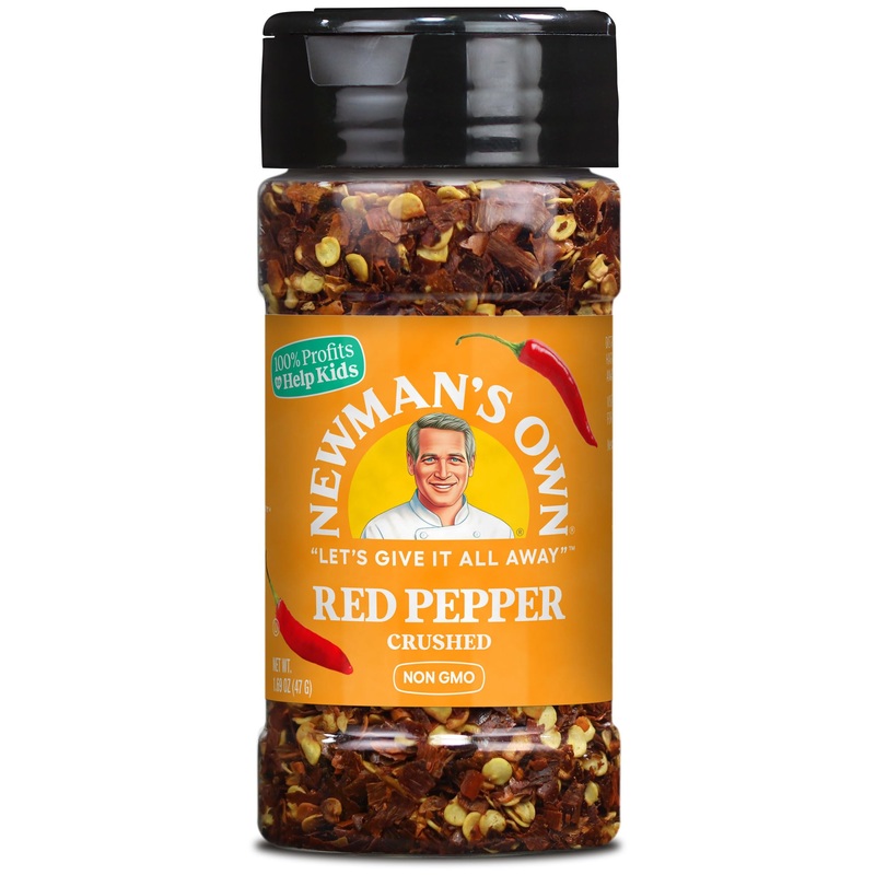 Newman’S Own Crushed Red Pepper, Perfect For Pizzas, Sauces, Pastas, Non-Gmo, 1.69 Ounce Bottle