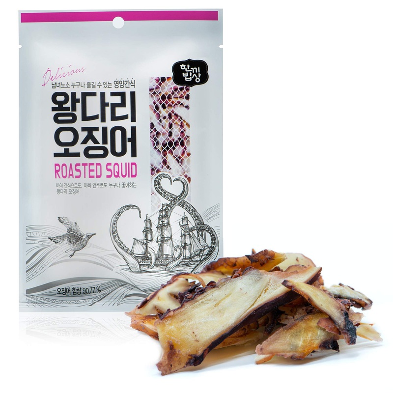 Roasted Squid Legs [ Korean Snacks ] Korean Squid Snack, Real Seafood Taste, Ready To Eat Healthy Asian Snackfood [ Jrnd Foods ]