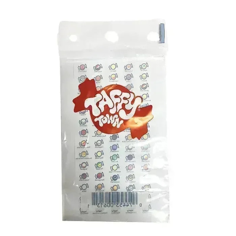 Taffy Town Zippered Poly Bulk Retail Store Bags: 50-Count