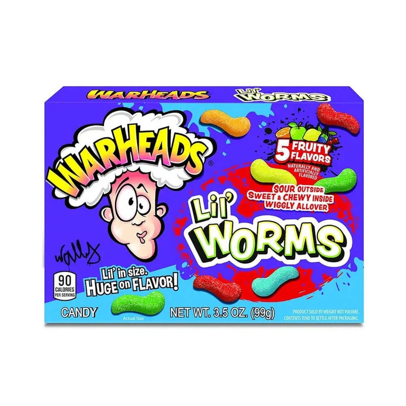 Warheads Lil’ Worms: 12-Piece Box