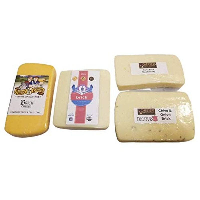 Wisconsin Brick Cheese Sampler (2Lbs)