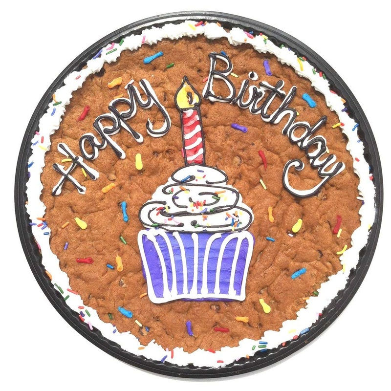 Birthday Cookie Cake With Cupcake Design (Chocolate Chip)