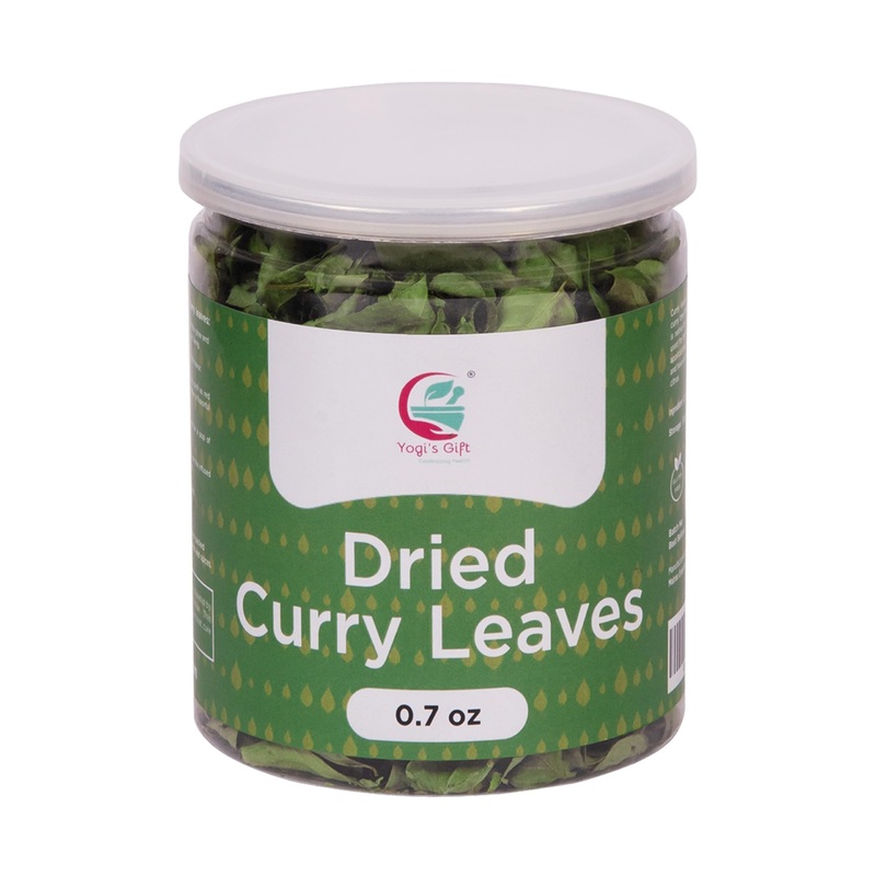 Dried Curry Leaves 0.7 Oz (900+ Leaves) | Aromatic Flavor Of Whole Curry Leaves | Kari Patta | Tray Dried Fresh Cury Leaves | Wh