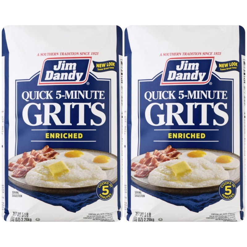 Jim Dandy Enriched Quick Grits, 5 Lb Bag (Pack Of 2)