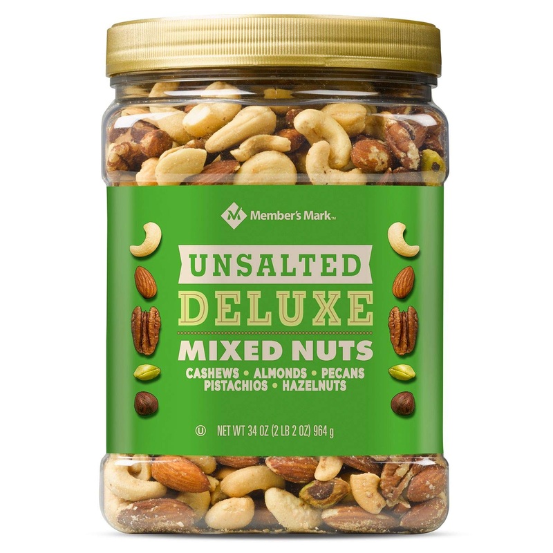 Member’S Mark Unsalted Deluxe Mixed Nuts (34 Ounce)(Pack Of 3)