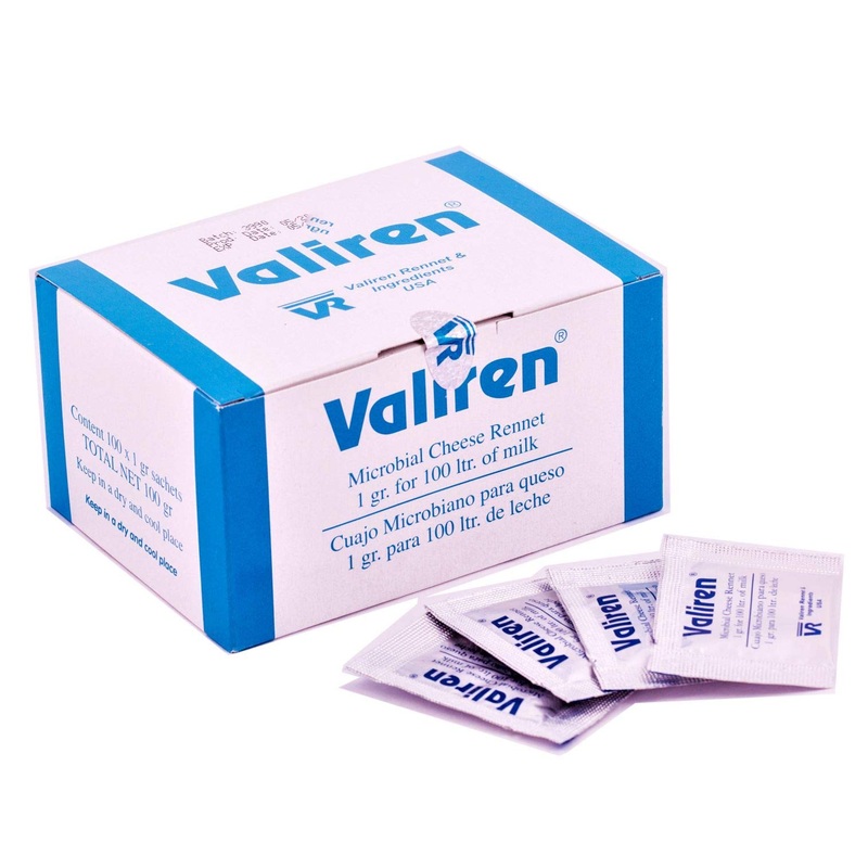 Microbial Rennet Pack Of 10 Use One Sachet (1G) For 22 Gallons (100 Ltr) Of Milk