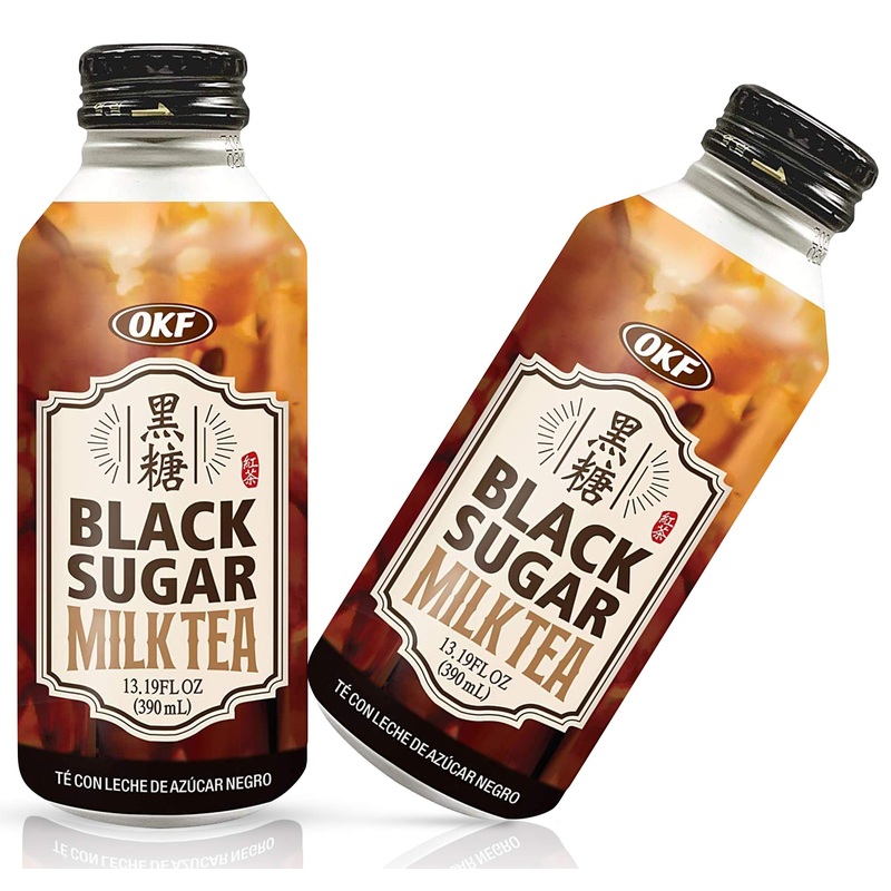 Okf Black Sugar Milk Tea, 13.19 Fluid Ounce (Pack Of 20)