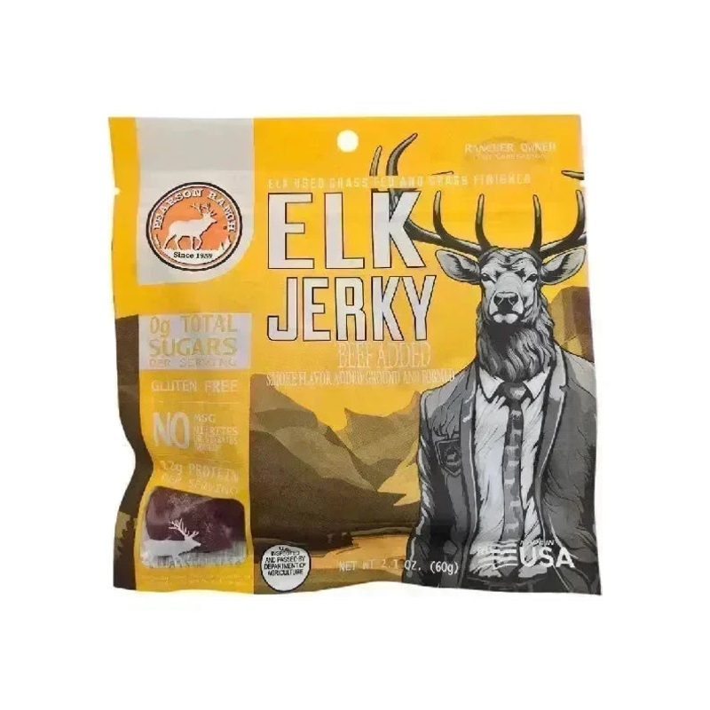 Pearson Ranch Jerky Elk Jerky – 2.1oz Resealable Bag