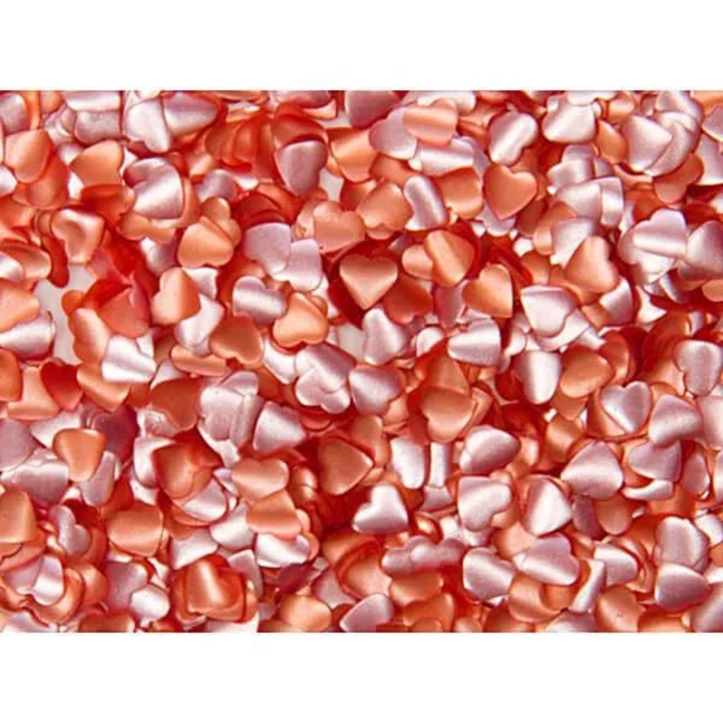 Pink Hearts Edible Accents: 0.06-Ounce Bottle